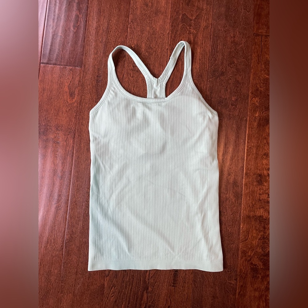 Lululemon Womens Ebb to Street Tank Top Size 10 Ribbed Yoga Activewear